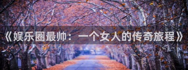 南宫辉达娱乐：《娱乐圈最帅：一个女人的传奇旅程》