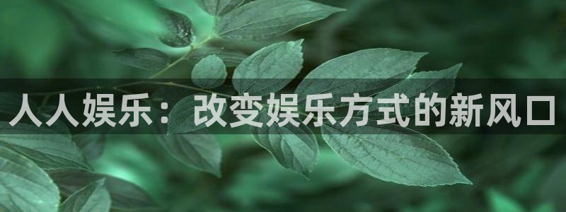辉达娱乐app哪个模式容易赢：人人娱乐：改变娱乐方式的新风口